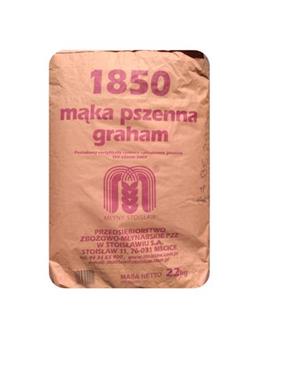 Mąka pszenna typ 1850 graham grubo mielona 22kg – Młyny Stoisław